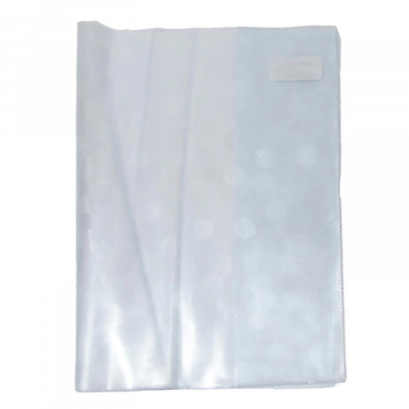 Caiete scoala - Coperta transparenta cu model hexagon caiet A5 24 cm L x 17,5 cm l