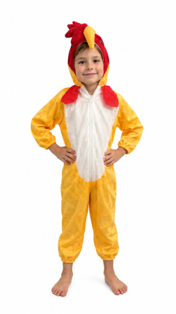 Jucării copii 3-4 ani - Costum de pui/cocos pentru copii salopeta