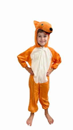 IDEI DE CADOURI - Costum de vulpe pentru copii salopeta