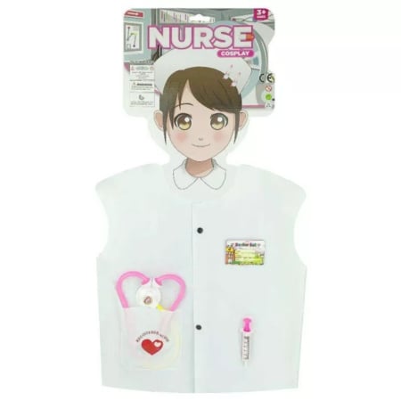 PROMOŢII - Costum tematic cu accesorii din plastic Asistenta medicala 3-7 ani