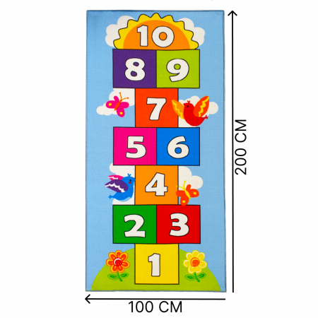 Covor antiderapant copii model sotron 100 x 200 cm [2]