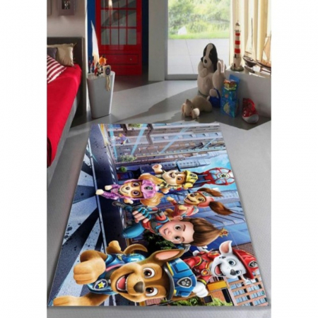 Covor moale antiderapant 120 x 180 cm model Patrula Catelusilor in misiune [1]