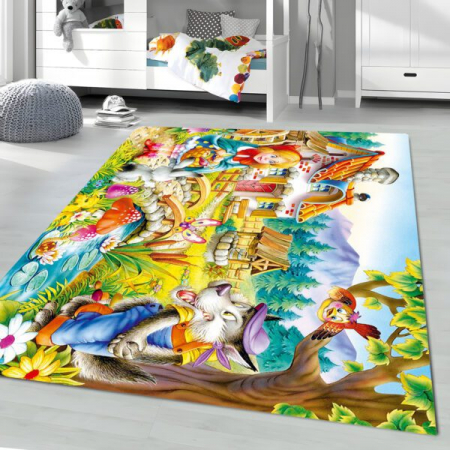 Covor moale antiderapant model Scufita Rosie 120 x 180 cm [1]