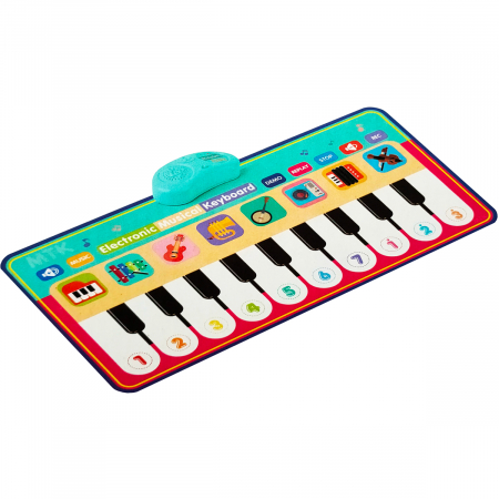 Jucării interactive - Covoras textil cu pian Electronic music mat 60 x 30 cm