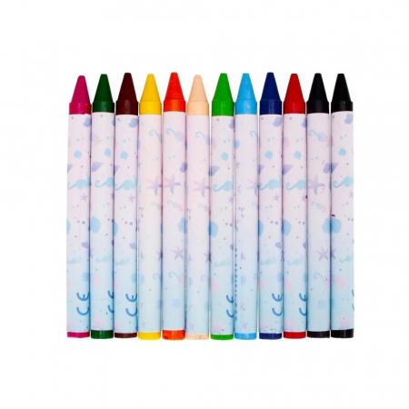 Creioane colorate cerate, Starpak Mermaid, 12 buc [1]