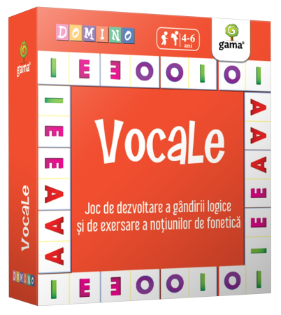 Jocuri Didactice - Domino. Vocale