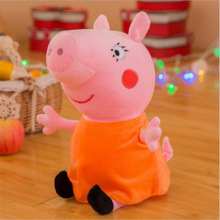 Jucării bebe - Figurină din pluş Mama Purceluşă - PEPPA PIG 40 cm