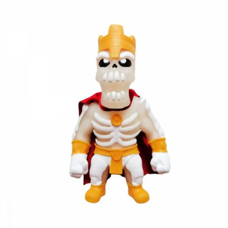 Jucării senzoriale - Figurina Monster Flex, Monstrulet care se intinde, S4, King Skeleton