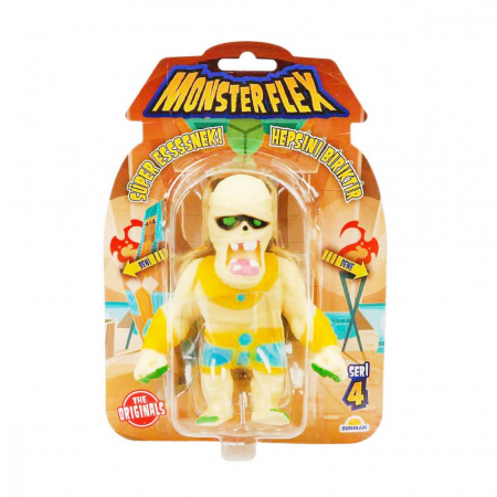 Figurina Monster Flex, Monstrulet care se intinde, S4, Mummy [2]