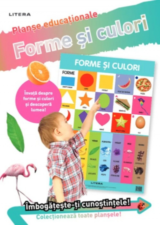 Cărţi didactice/ştiinţe - Forme și culori. Planșe educaționale