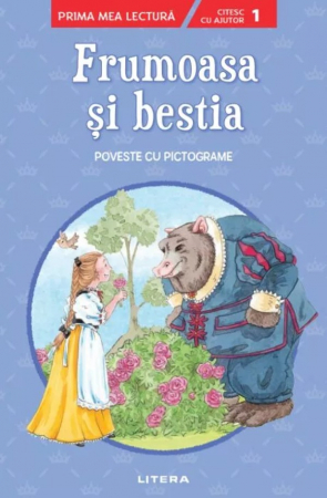 PROMOŢII - Frumoasa si bestia. Poveste cu pictograme. Citesc cu ajutor (Nivelul 1)