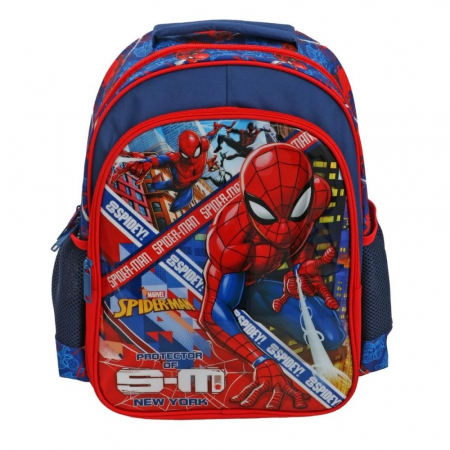 Ghiozdane și rucsacuri - Ghiozdan cu 2 compartimente Go Spidey, Spiderman