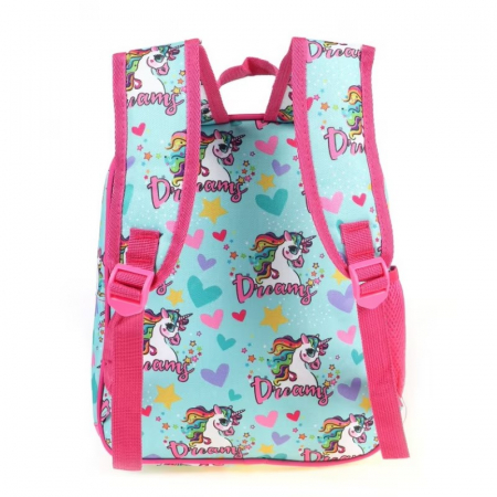 Ghiozdan de gradinita 2 compartimente 32x26x10 cm Mesco Unicorni [2]