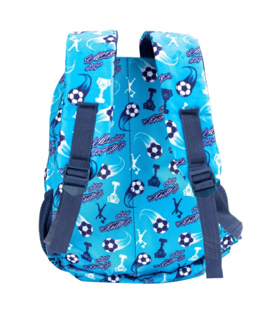 Ghiozdan mediu scoala 4 compartimente 38 x 25 x 15 cm Mesco Campionatul de forbal [1]