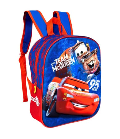 IDEI DE CADOURI - Ghiozdan mic de gradinita 3D Cars Team McQueen 32 x 28 x 11 cm