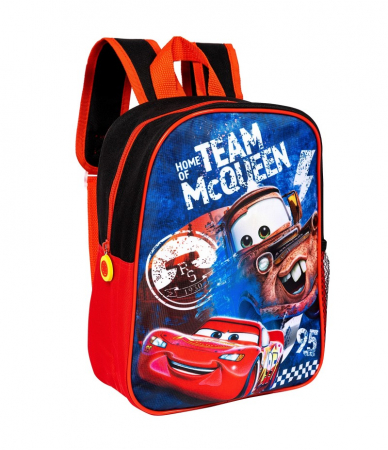 Ghiozdane și rucsacuri - Ghiozdan mic pentru Gradinita CARS Home of Team McQueen, 1 Compartiment , 33 Cm
