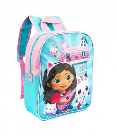 Ghiozdane și rucsacuri - Ghiozdan Mic Pentru Gradinita Gabby's Dollhouse cu chitara, 33 Cm