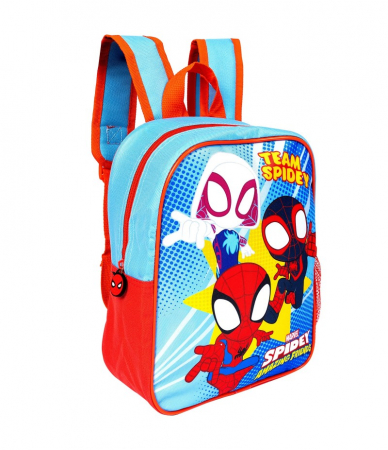 Ghiozdane și rucsacuri - Ghiozdan mic pentru Gradinita Spider Man Team Spidey, 1 Compartiment , 33 Cm