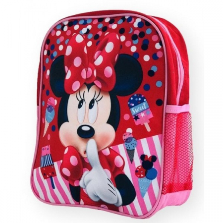 Ghiozdane și rucsacuri - Ghiozdan Pentru Gradinita, 1 Compartiment, Minnie Si Inghetata , 33 Cm