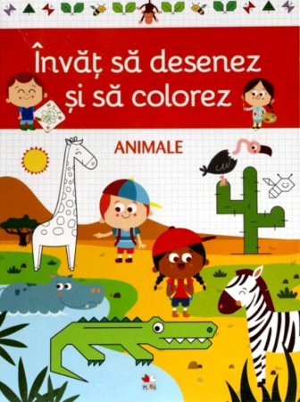 Cărţi de colorat - Învăț să desenez și să colorez. Animale