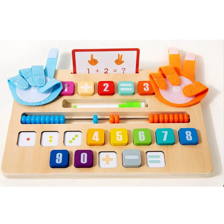 Joc aritmetic multifunctional numarare pe degete, numaratoare, calcule matematice [2]