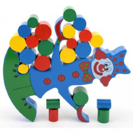 Joc de tip balanță clovn - CLOWN BALANCE din lemn [1]