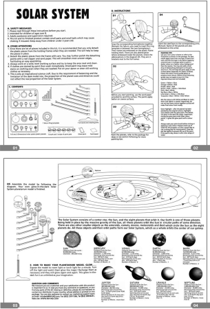 Joc de creativitate cu acuarele incluse Kit Sistemul solar [5]