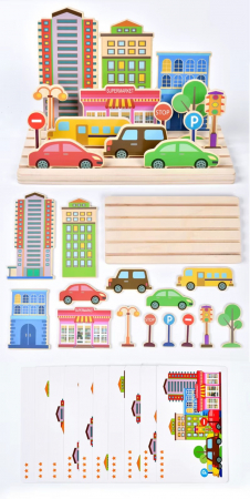 Joc de logica si atentie asezare in spatiu TRAFIC [1]