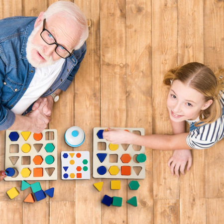 Joc de potrivire forme si rapiditate cu sonerie Thinking play against game [7]