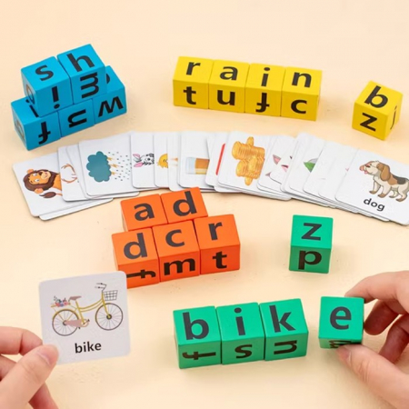 Joc de rapiditate cu sonerie SCRIE CUVINTELE in limba engleza Spelling word blocks [2]