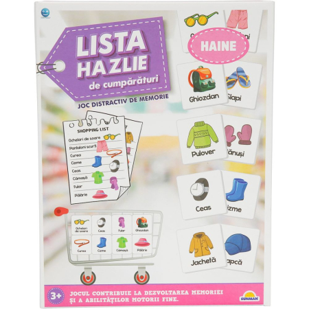 Jocuri de Societate - Joc de societate, Smile Games, Lista Hazlie de Cumparaturi