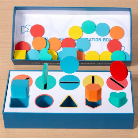 Joc de sortare culori si forme geometrice Color Shape Classification box [3]