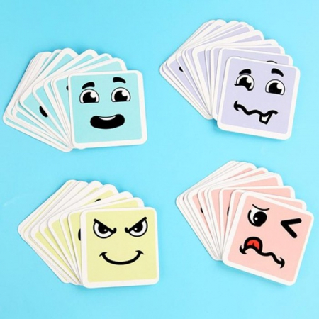 Joc de tip Puzzle Expresii faciale - Expression puzzle building blocks 2 [1]