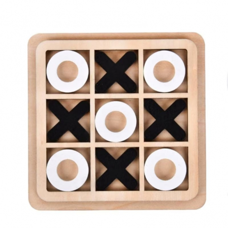 Joc din lemn X si 0 dimensiune 18 x 18 cm [2]