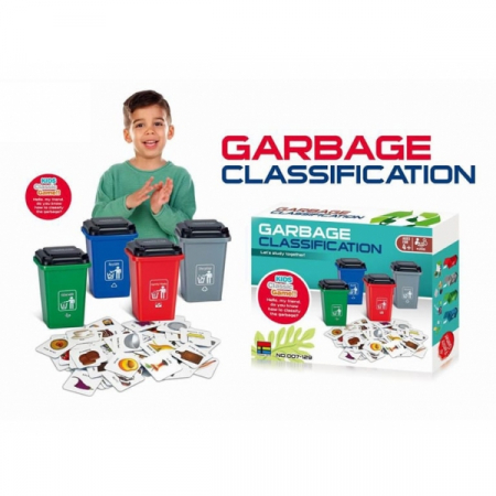 Jocuri de asociere si potrivire - Joc educativ de clasificare a deşeurilor - Garbage Classification Family Game