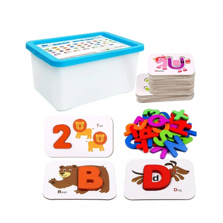 Joc Educativ pentru învăţarea alfabetului si a numerelor in limba engleză- Alphabet paired card [1]