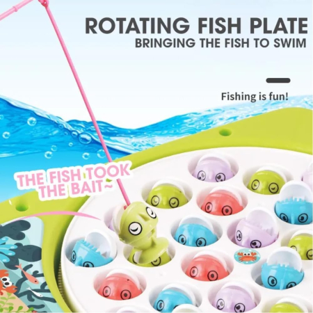 Joc interactiv 2 in 1 Pescuit si Whack-a-mole cartite Fun Fishing and hit gopher [3]
