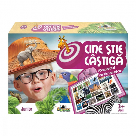 Jocuri Educative - Joc interactiv Noriel - Cine stie castiga - Regatul animalelor