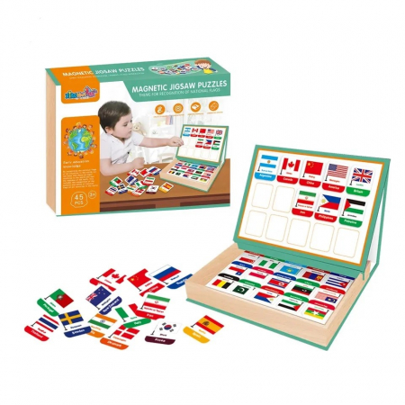Jocuri Didactice - Joc magnetic tip carte INVATA STEAGURILE LUMII
