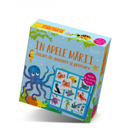 Jocuri de asociere si potrivire - Jocuri de asociere si potrivire. In apele marii (Usborne)