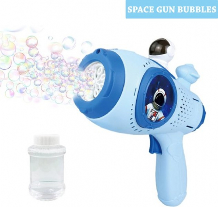 Jucării de facut baloane de săpun - Jucarie de facut baloane de sapun pistol cu astronaut