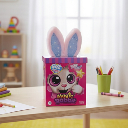 Jucarie interactiva cu sunete si lumini Iepurasul magic cu bagheta [7]