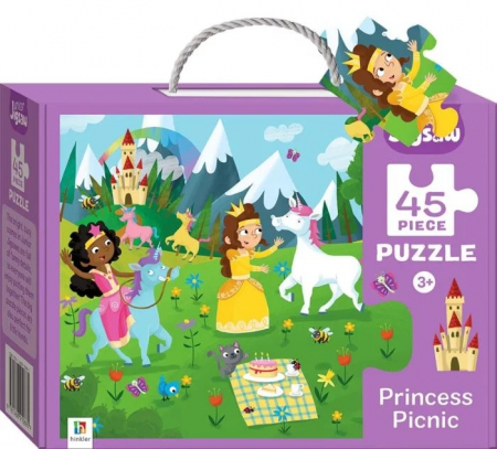 Lichidare de stocuri - Junior Jigsaw 45 Piece Puzzle. Princess Picnic