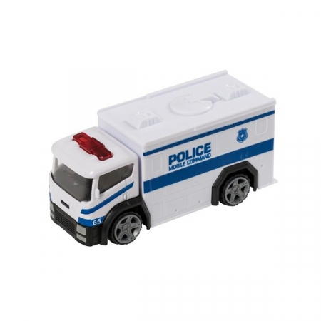 Masinute si machete metal - Macheta Metalica - Camion De Interventie, Politie, 12 cm