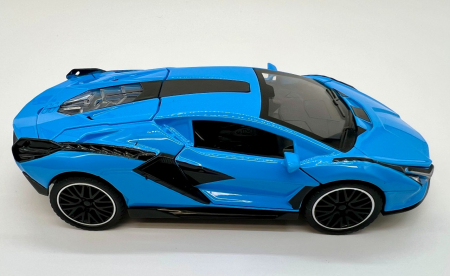 Macheta metalica cu sunete si lumini masinuta sport 15,5 cm [2]