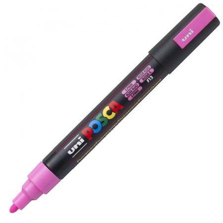 RECHIZITE - Marker Posca PC-5M varf 1,8-2,5 mm Roz Fluorescent