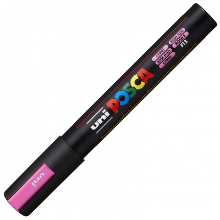 Marker Posca PC-5M varf 1,8-2,5 mm Roz Fluorescent [1]