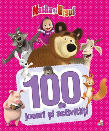 Cărţi de activităţi - Masha și Ursul. 100 de jocuri și activități. Vol. 1