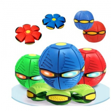 Minge zburatoare transformabila cu iluminare LED flat ball [1]