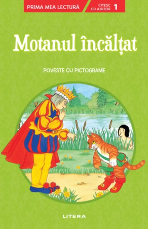 PROMOŢII - Motanul încălțat. Poveste cu pictograme. Citesc cu ajutor (Nivelul 1)
